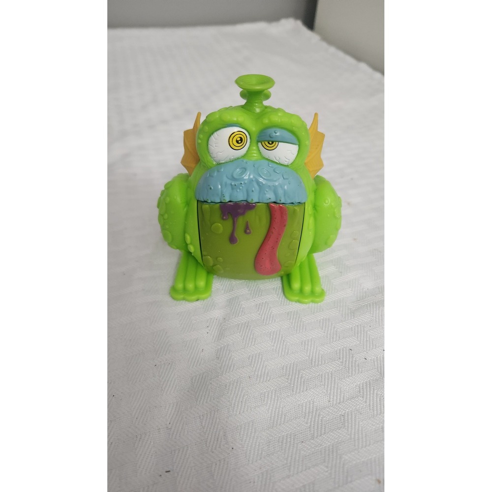 Crate Creatures Surprise Barf Buddies Green Monster Interactive Toy Figure